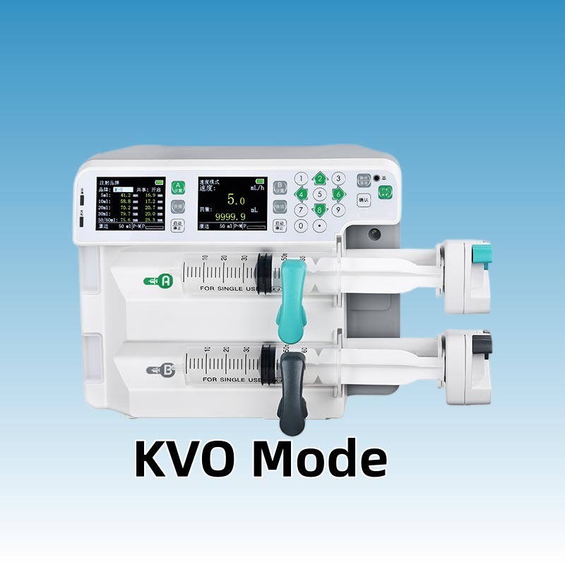 Dwukanałowa pompa strzykawkowa